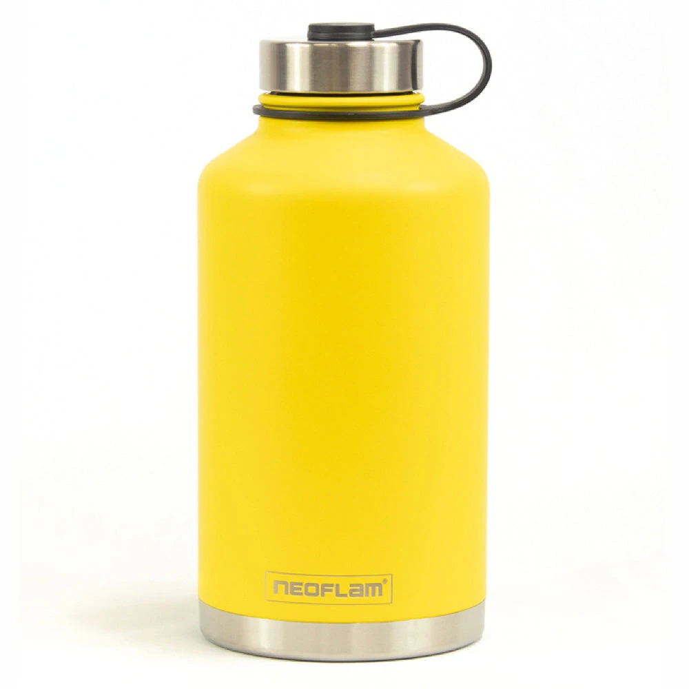 1.9L All Day S-Steel, Double Walled And Vacuum Insulated Water Bottle Yellow 1 1.9L All Day S-Steel, Double Walled And Vacuum Insulated Water Bottle Yellow