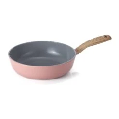 Neoflam Retro 26cm Chef Pan 3.3L Induction Pink Demer