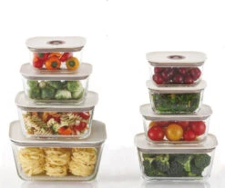 Neoflam Clik Glass Food Container Set Of 8
