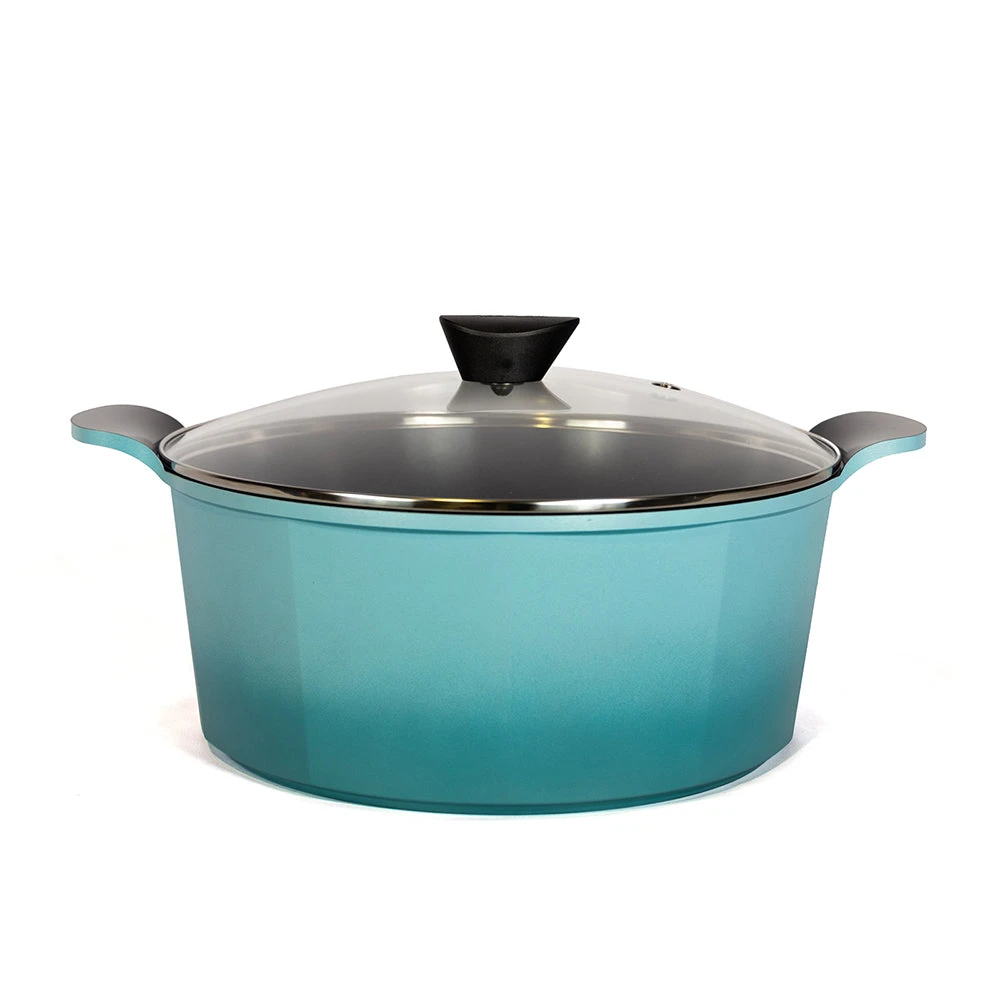 Neoflam Venn 32cm Casserole Induction Turquoise 1 Neoflam Venn 32cm Casserole Induction Turquoise