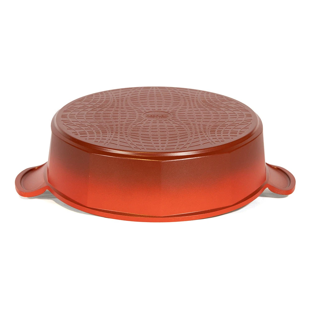 Neoflam Venn 32cm Low Casserole Induction Red 2 Neoflam Venn 32cm Low Casserole Induction Red - Image 2