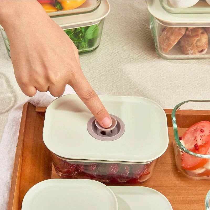 Neoflam Clik Glass Food Container Set Of 4 2 Neoflam Clik Glass Food Container Set Of 4 - Image 2