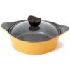 Neoflam Nature+ 24cm Low Casserole Induction Warm Yellow