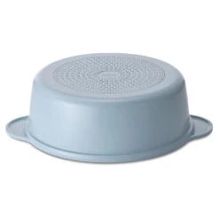 Neoflam Divided 30cm Casserole 5.8L Induction With Divided Steamer Blue -Neo Flam EK DP C30B4