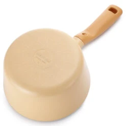 Neoflam Retro Flan 18cm Saucepan Induction With Glass Lid Yellow -Neo Flam EK FL S18G3