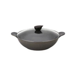 Neoflam Amie 36cm Two Handles Wok Pan Induction Light Brown