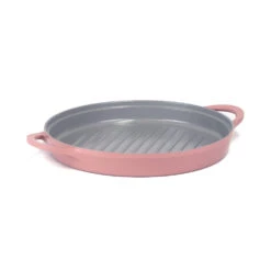 Neoflam Retro 26cm Round Grill Pan Induction Pink Demer