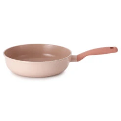 Neoflam Retro Sherbet 26cm Wok / Chef Pan Induction Peach