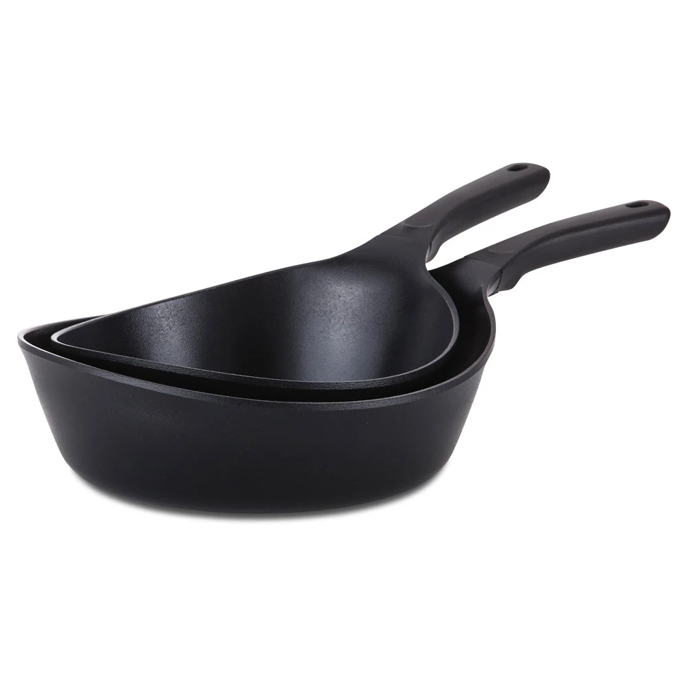 Neoflam Vulcan 24, 28cm Wok Set Induction Black 2 Neoflam Vulcan 24, 28cm Wok Set Induction Black - Image 2