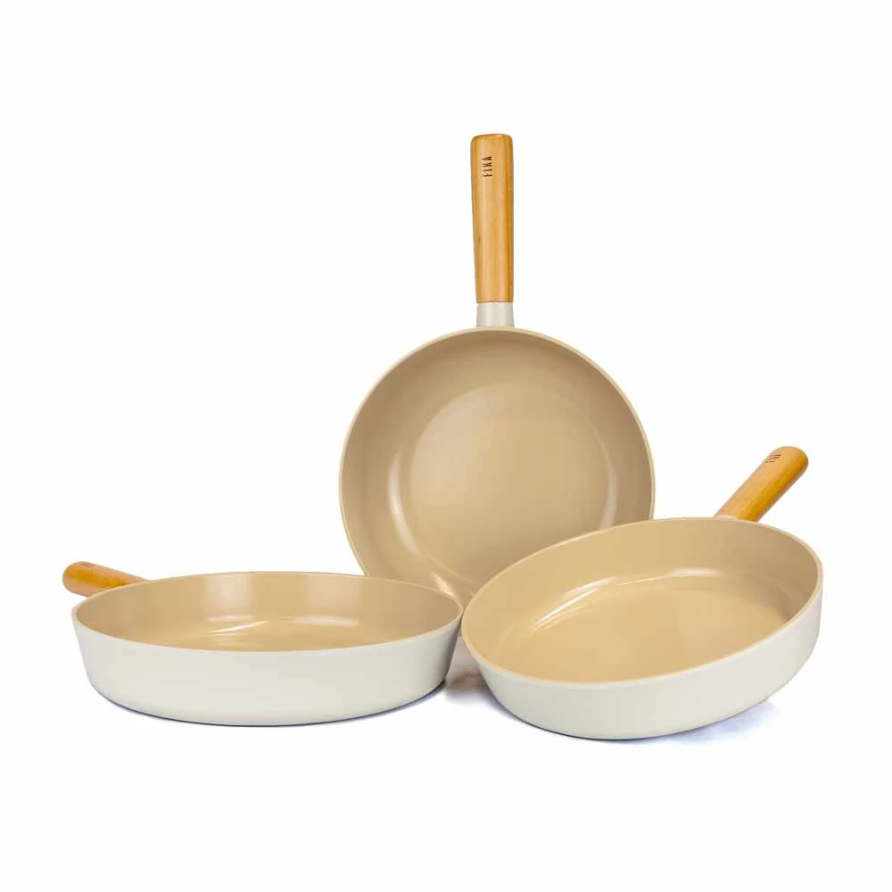 Neoflam Fika 24, 28cm Fry Pans & 26 Wok Induction 1 Neoflam Fika 24, 28cm Fry Pans & 26 Wok Induction