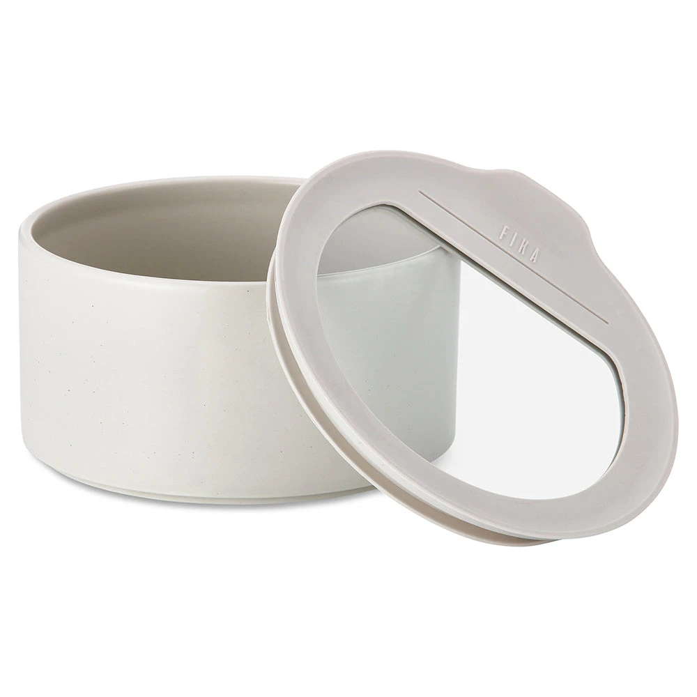 Neoflam Fika One Porcelain Food Container 420ml - Bone 4 Neoflam Fika One Porcelain Food Container 420ml - Bone - Image 4