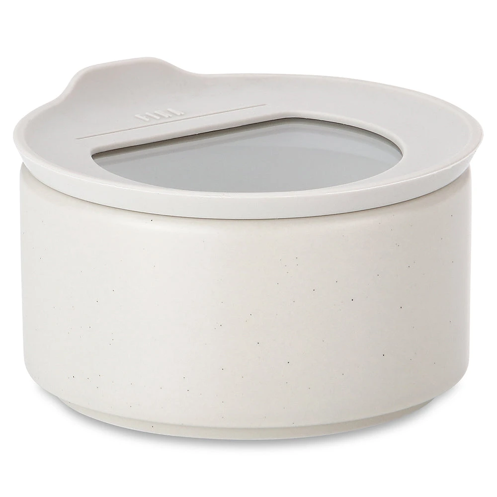 Neoflam Fika One Porcelain Food Container 1000ml - Bone 4 Neoflam Fika One Porcelain Food Container 1000ml - Bone - Image 4