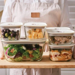 Neoflam Clik Glass Food Container Set Of 4 8 Neoflam Clik Glass Food Container Set Of 4 -Neo Flam Neoflam Click Food container