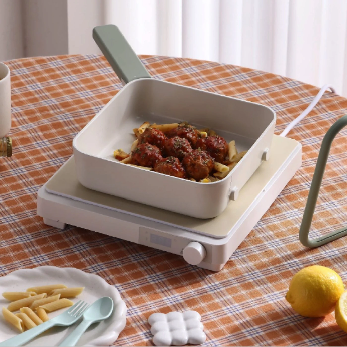 Neoflam Pippi 21cm Pan With Stand Alon Lid Induction Ready Mint 8 Neoflam Pippi 21cm Pan With Stand Alon Lid Induction Ready Mint - Image 8