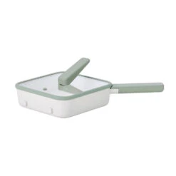 Neoflam Pippi 21cm Pan With Stand Alon Lid Induction Ready Mint