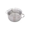 Neoflam Stainless Steel 20cm Stock Pot With Glass Lid
