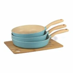 Neoflam Retro Induction Set - 24 And 28cm Fry Pans And A 26cm Chef Pan Mint
