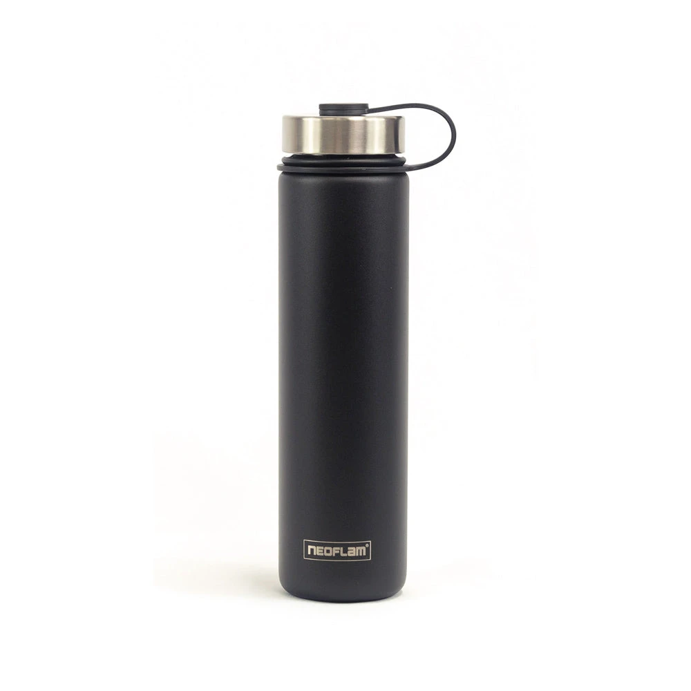 750ml Neoflam Skinny Stainless Steel Double Walled And Vacuum Insulated Water Bottle Black 1 750ml Neoflam Skinny Stainless Steel Double Walled And Vacuum Insulated Water Bottle Black