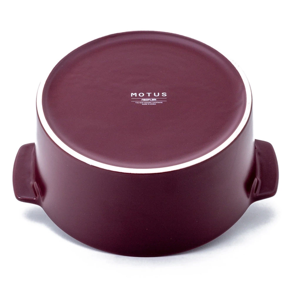 Neoflam Motus 20cm Casserole Non-Induction Deep Red 3 Neoflam Motus 20cm Casserole Non-Induction Deep Red - Image 3