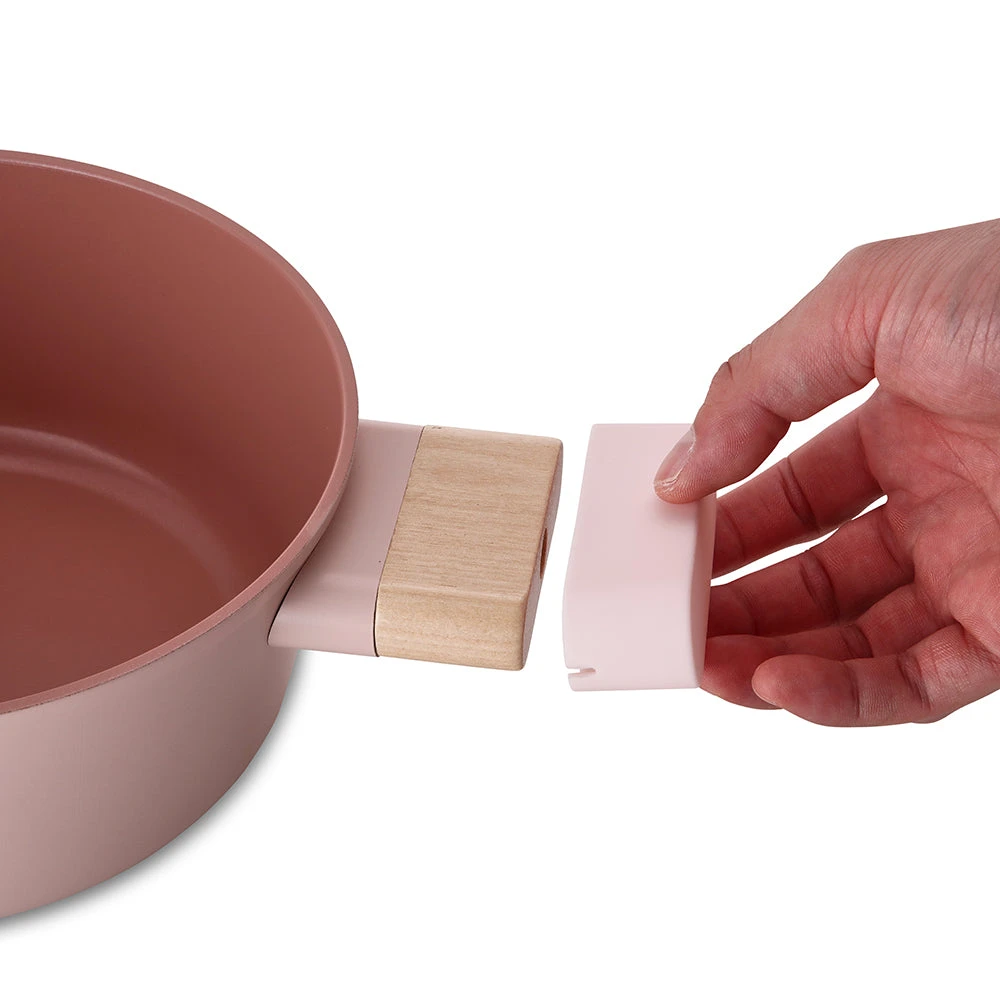 Neoflam Blossom 20cm Stockpot Induction Pink 4 Neoflam Blossom 20cm Stockpot Induction Pink - Image 4