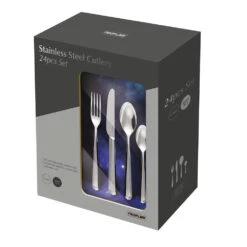 Neoflam Carat Stainless Steel Cutlery Set 24 Piece Service For 6