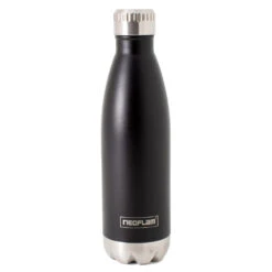 500ml Neoflam Classic Stainless Steel Double Walled And Vacuum Insulated Water Bottle Black