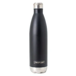 750ml Neoflam Classic Stainless Steel Double Walled And Vacuum Insulated Water Bottle Black