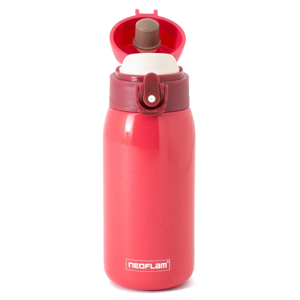 320ml Neoflam Kids Stainless Steel Double Walled And Vacuum Insulated Water Bottle Red Metal 3 320ml Neoflam Kids Stainless Steel Double Walled And Vacuum Insulated Water Bottle Red Metal - Image 3