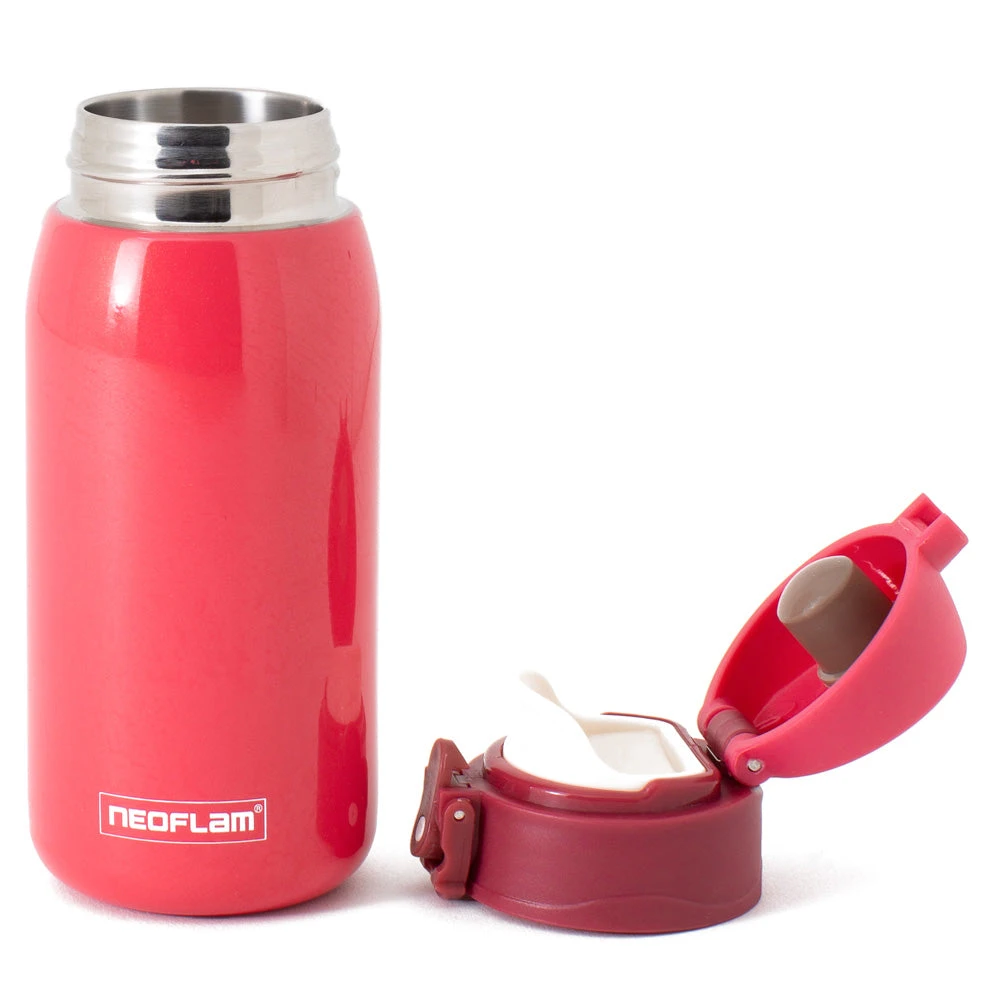 320ml Neoflam Kids Stainless Steel Double Walled And Vacuum Insulated Water Bottle Red Metal 7 320ml Neoflam Kids Stainless Steel Double Walled And Vacuum Insulated Water Bottle Red Metal - Image 7