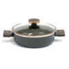 Neoflam Noblesse 24cm Low Casserole Induction With Glass Lid