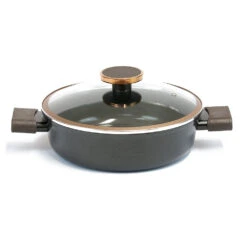Neoflam Noblesse 24cm Low Casserole Induction With Glass Lid