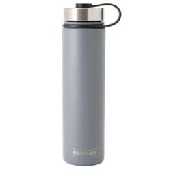 750ml Neoflam Skinny Stainless Steel Double Walled And Vacuum Insulated Water Bottle Grey