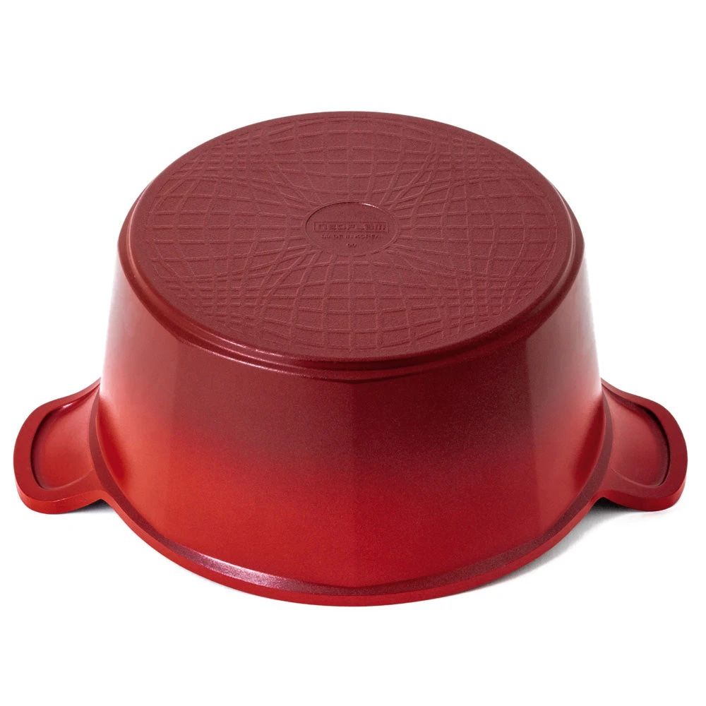 Neoflam Venn 24cm Casserole Induction Red 2 Neoflam Venn 24cm Casserole Induction Red - Image 2