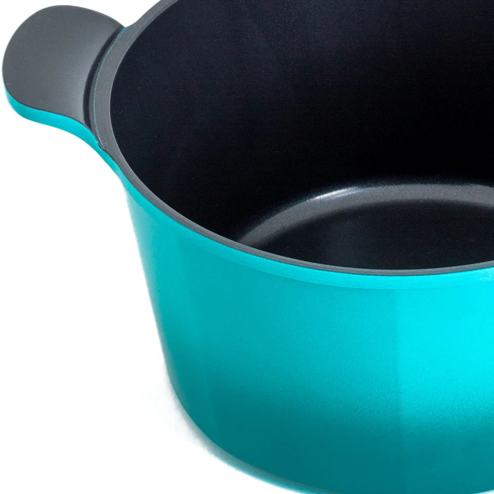 Neoflam Venn 26cm Deep Casserole Induction Turquoise 4 Neoflam Venn 26cm Deep Casserole Induction Turquoise - Image 4