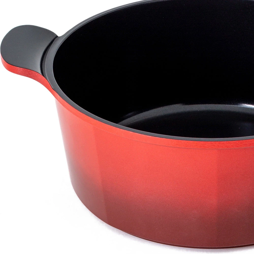 Neoflam Venn 28cm Casserole Induction Red 5 Neoflam Venn 28cm Casserole Induction Red - Image 5