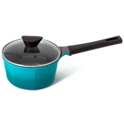 Neoflam Venn Turquoise Induction Set 4 Piece 24cm Low 26, 32cm Casserole And 18cm Saucepan -Neo Flam neoflam venn 3 piece set 18cm saucepan 20cm and 28cm casseroles induction turquoise a36936 23b4e4ca e315 4215 b65c f09f33fbee01